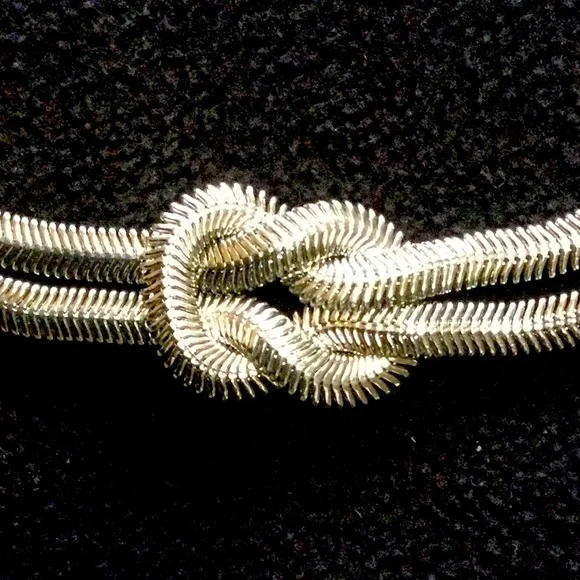 Silver Tone Adjustable Length Necklace - Picture 2 of 5